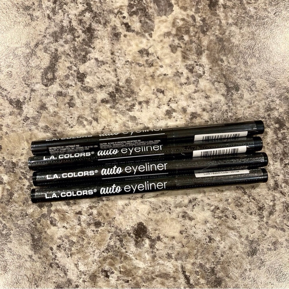 L.A Colors Black Auto Eyeliner 4pcs